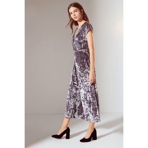 Urban Outfitters Isabella crushed velvet Jumpsuit